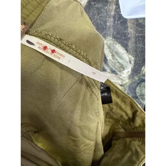 Free People Paxton Parachute Velvet Utility Skirt Size 4 - Picture 5 of 5